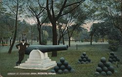 Cannon In Riverside Postcard