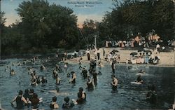 Bathing Beach, Walnut Grove Postcard