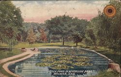 Lilly Pond in Riverside Park Postcard