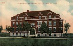 Fiske Hall, Fairmount College Postcard