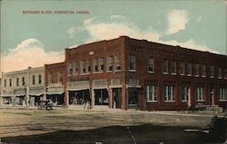 Morrison Block Hoisington, KS Postcard Postcard Postcard