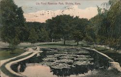 Lily Pond, Riverside Park Postcard