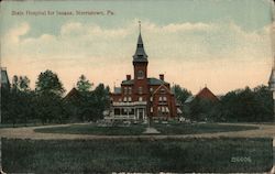 State Hospital for Insane Norristown, PA Postcard Postcard Postcard