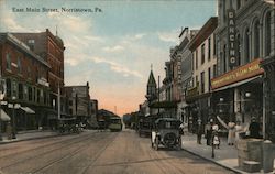 East Main Street Norristown, PA Postcard Postcard Postcard