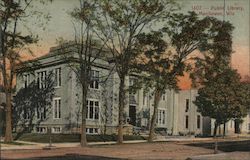 Public Library Postcard