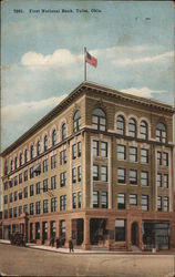 First National Bank Postcard