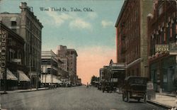 West Third St. Tulsa, OK Postcard Postcard Postcard