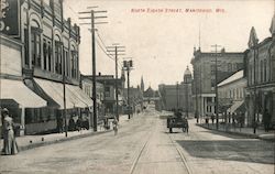 North Eight Street Manitowoc, WI Postcard Postcard Postcard