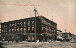 South Eighth Street, From the Williams House to the North Manitowoc, WI Postcard Postcard Postcard