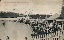 View of the Manitowoc County Fair Grounds Wisconsin Postcard Postcard Postcard