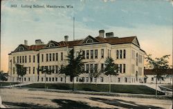 Luling School Postcard