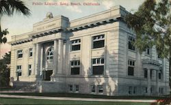 Public Library Long Beach, CA Postcard Postcard Postcard