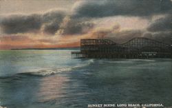 Sunset Scene Postcard