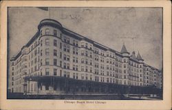 Chicago Beach Hotel Illinois Postcard Postcard Postcard