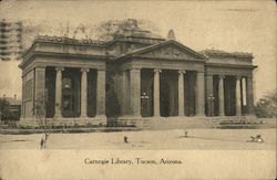 Carnegie Library Building Tucson, AZ Postcard Postcard Postcard