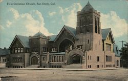 First Christian Church Postcard