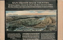 San Diego's Back Country California Postcard Postcard Postcard