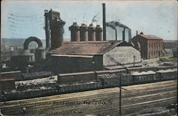 Atlantic Furnace Republic Iron & Steel Co. New Castle, PA Postcard Postcard Postcard