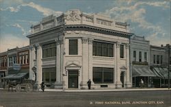 First National Bank Junction City, KS Postcard Postcard Postcard