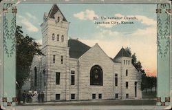 Universalist Church Junction City, KS Postcard Postcard Postcard