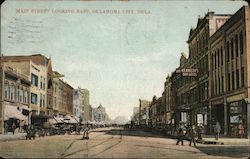 Main Street Looking East Postcard