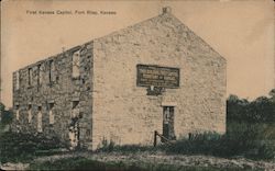 First Kansas Capitol Postcard