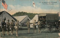 Bringing in the Wounded Postcard