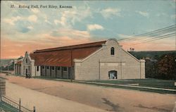 Riding Hall Postcard