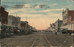 North Main Street Winfield, KS Postcard Postcard Postcard