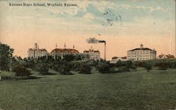 Kansas State School Postcard