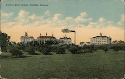 Kansas State School Postcard