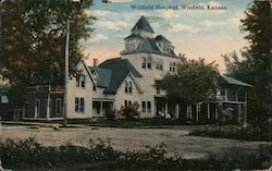 Winfield Hospital Postcard