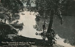 The Beautiful Walnut River Postcard