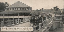 Some Of The Amusements In Hershey Park, Home Of The Hershey Chocolate Co. Postcard