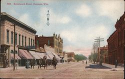 Seventeenth Street Cheyenne, WY Postcard Postcard Postcard