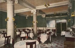 Dining Room, The Plains Hotel Postcard