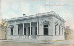 Stock Growers Bank Postcard