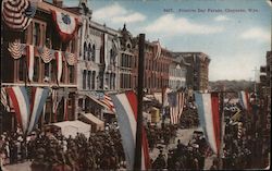 Frontier Day Parade Cheyenne, WY Postcard Postcard Postcard