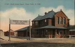 Rock Island Depot Sioux Falls, SD Postcard Postcard Postcard