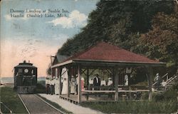 Dummy Landing at Sauble Inn Ludington, MI Postcard Postcard Postcard