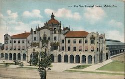 The New Terminal Station, Mobile, Ala. Postcard