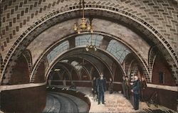 City Hall Subway Station New York Postcard