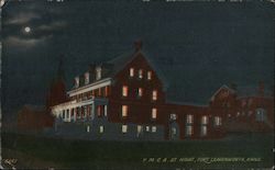 Y.M.C.A at Night Postcard