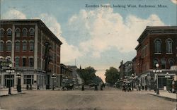 Zumbro Street, Looking West Postcard