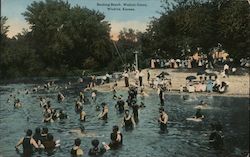 Bathing Beach, Walnut Grove, Wichita, Kansas Postcard