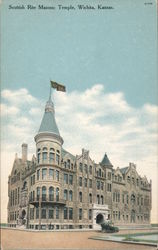 Scottish Rite Masonic Temple Postcard