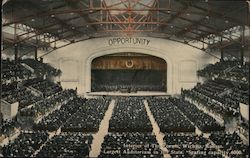 Interior of The Forum, Largest Auditorium in the State Postcard