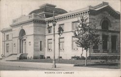 Wichita City Library Postcard