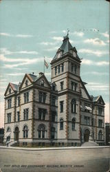 Post Office and Government Building Wichita, KS Postcard Postcard Postcard