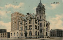 Post Office Wichita, Kansas Postcard